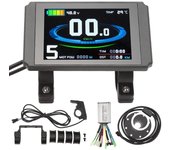 Controlador de motor de 36 v, 48 v y 250 w con pantalla lcd8h, accesorios para bicicleta eléctrica y scooter