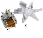 Motor + hélice + tuerca 481010781691 para horno whirlpool
