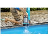Gardena bomba sumergible de agua clara bombea el agua 9 m (0,9 bar) 17000 l/h, 750w aquasensor (9036-20)