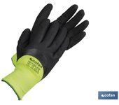 Guante impreg. nitrilo espuma protecc. frio t-10