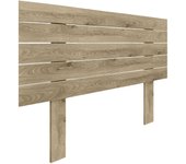 Dhome cabecero de madera reciclada dm estilo palet horizontal con patas cama palets herrajes incluidos (105cm, cambrian madera)