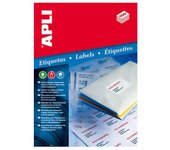 Etiquetas permanentes blancas 70 x 37 mm - 100 hojas apli
