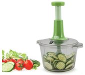 Picadora de verduras manual preparación rápida y fácil en la cocina