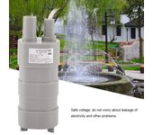 Bomba de agua pequeña para pozo profundo sumergible de 12 v cc con enchufe hembra de