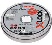 Bosch-a 10 discos para xlock de acero inoxidable 115x1.0 mm