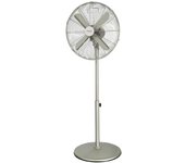 Cecotec ventilador de pie energysilence 610 steelstyle. 50 w acabado en acero diámetro 16 con 4 aspas 3 velocidades oscilación altura