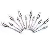 Set de tenedores trento de acero inoxidable: 6 grandes, 6 pequeños. ideal para tapas. apto lavavajillas.