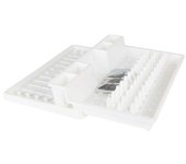 Escurridor para fregadero tontarelli bella blanco plástico (44,7 x 30 x 8,8 cm)