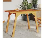 Vidaxl mesa de comedor de jardín madera maciza de acacia 110x56x75 cm