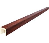 Viga imitación madera 12cm de ancho x 12cm de alto x 3m de largo color ébano decorativa de poliuretano vu0007-no