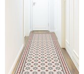 Alfombra de vinilo jolie 80x300 cm - pvc antideslizante, vinilica para cocina o salón, lavable, estilo hidraúlico