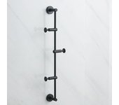Perchero de latón nórdico para dormitorio y baño, para ropa ligera de lujo, 60 x 5 x 7 cm,3 ganchos