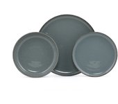 Servicio de vajilla de porcelana 18 piezas - azul - sancha