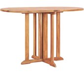 Mesa de jardín butterfly de madera maciza de teca 120x70x75 cm