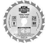Sierras circulares 10-usd para corte a favor y contraveta 190x2.2/1.4x30 z24 atb cmt