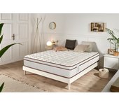 Colchón muelles ensacados hybrid blanco 27 cm - 135x200 cm - moonia