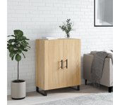 Aparador | aparador de comedor | armario de cocina de madera de ingeniería roble sonoma 69,5x34x90 cm cfw91801