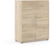 Aparador agra, bufé de salón, aparador de salón, despensa de cocina, 89x40 h113 cm, roble