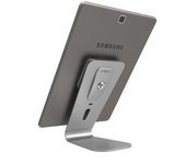 Soporte para tablet compulocks hovertab blanco plata