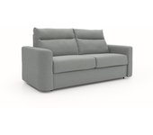 Sofá cama cupido 202 cm (colchón 140 x 197 cm) colchón h18 cm en tela impermeable t13 gris