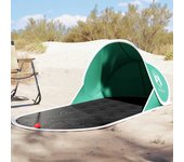 Tienda de playa pop-up impermeable verde agua v2585 unico / verde