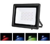 Proyector led ip65 50w rgb 230v mando a distancia incluido control de varios proyectores