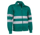 Chaqueta laboral retroreflectante de cuello alto valento mirca