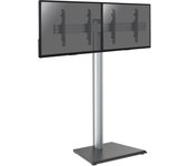 Soporte de suelo para 2 tv 43-49, altura 175 cm