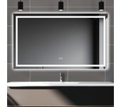 Aica espejo de baño led 160×80cm,bluetooth,regulación continua,antivaho