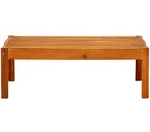 Mesa de jardín，mesa para exteriores，mesa de patio de madera de acacia maciza 85x57x29 cm cfw30613