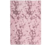 Alfombra de pelo largo navarra rosa polvoriento 120x170 cm