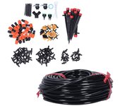 Sistema de riego por goteo para jardín, manguera de 40 m y 4/7 pulgadas, kit de riego para invernadero y césped