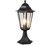 Base farol exterior clásica negra 48 cm ip44 - new orleans