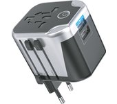 Cargador universal con doble salida usb