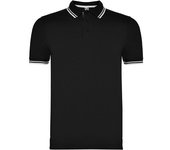 Polo de manga corta, cuello con tapeta bicolor montreal roly po6629
