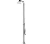 Maison exclusive - ducha de jardín acero inoxidable 225 cm