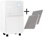 Deshumidificador y purificador de aire noaton df 4114 + 2 filtros de recambio c1