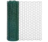 Red de jardín, malla de alambre para animales de 0,4 x 2 m, malla de alambre para pollos, cerca de malla de alambre para aves de corral florales