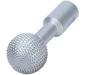 Cabezal de pulido de acero al carbono con fresa giratoria esférica para tallado de madera, broca para amoladora angular (10 mm)