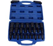 Juego de 25 extractores de tornillos de acero de aleación, herramienta manual multifuncional para quitar tornillos rotos para reparación y mantenimien