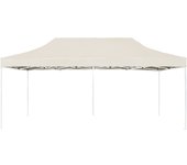 Zmh carpa de recepción plegable de aluminio de 6 x 3 m color crema