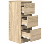 Aparador | aparador de comedor | armario de cocina de roble sonoma 29,5x34x76 cm madera de ingeniería cfw52614