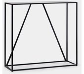 Consola de metal negro 90x80 cm