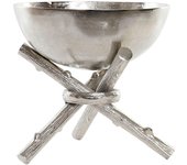 Centro de mesa home esprit plateado aluminio moderno 30 x 30 x 28 cm - marca: home esprit - ean: 8424002157197
