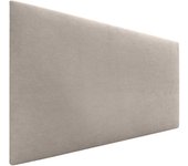 Dhome cabecero de tela aqualine liso cabeceros cabezal tapizado cama lujo (tela beige, 110cm (camas 80/90/105))