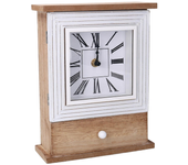 Reloj de madera marrón cm18,5x7h24