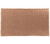 Tendance - alfombra mimetismo poliéster algodón trenzado 50x90 cm - topo cobre