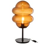 Lámpara de mesa de vidrio marrón 28*28*52 cm