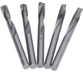 Juego de 10 brocas helicoidales de 7 mm con vástago recto para taladrar y cortar metal