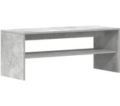 Mueble de tv de hormigón en contrachapado gris 100x40x40 cm